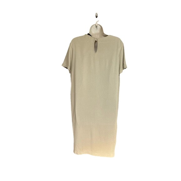 NWT Jenni Kayne Size Large Crepe T-Shirt Dress Willow Beige New - Picture 3 of 9